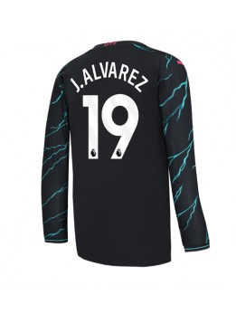 Moški Nogometna dresi replika Manchester City Julian Alvarez #19 Tretji 2023-24 Dolgi rokav